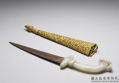 图片[2]-Dagger with jade hilt, Mughal Empire-China Archive